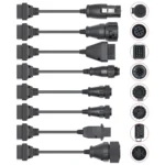 8 in 1 Truck TCS Auto Tool OBD2 Diagnostic Conversion Cable - Image 4