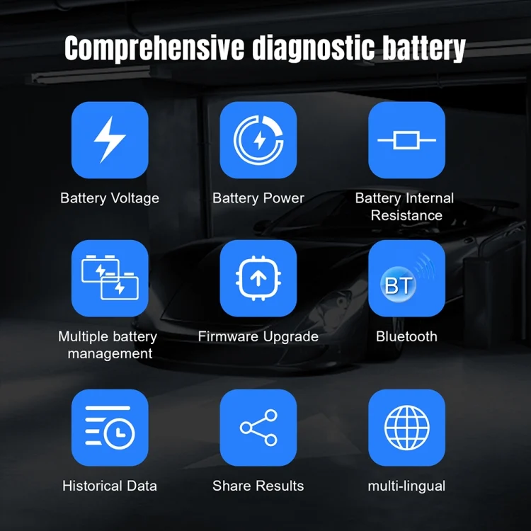 EDA004360001A_2.webp KONNWEI BK200 6V/12V/24V Car Bluetooth Battery Tester - Image 3