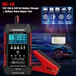 KONNWEI CR-10 2.4 inch Car Battery Charger Battery Pulse Repair Tool - Image 2