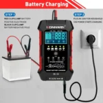 KONNWEI CR-10 2.4 inch Car Battery Charger Battery Pulse Repair Tool - Image 6