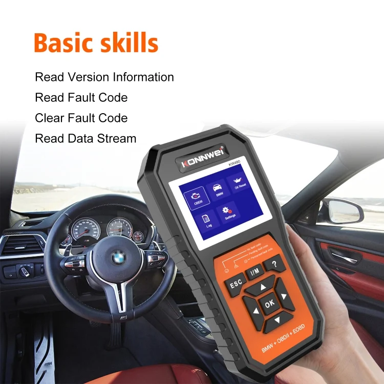 EDA004364501_2.webp KONNWE KW480 2.8 inch Color Screen OBD2 Car Fault Detector - Image 3