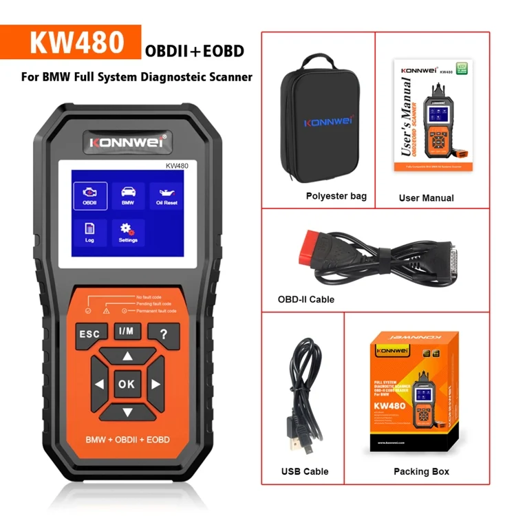 EDA004364501_7.webp KONNWE KW480 2.8 inch Color Screen OBD2 Car Fault Detector - Image 8