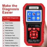 KONNWEI KW880 3 in 1 Car OBD2 Fault Diagnosis + Battery Tester + Battery Match Reset - Image 4