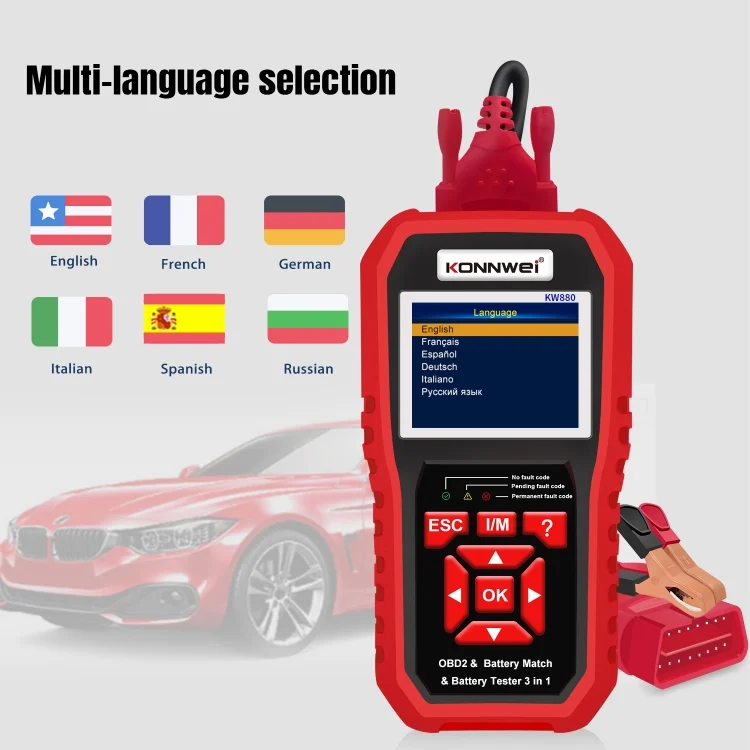 EDA0043658_6.webp KONNWEI KW880 3 in 1 Car OBD2 Fault Diagnosis + Battery Tester + Battery Match Reset - Image 7