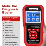KONNWEI KW890 2 in 1 Car OBD2 Fault Detector + Maintenance Light Reseter - Image 4