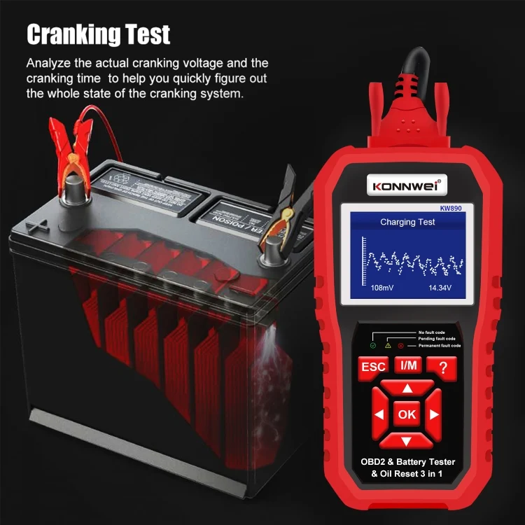 EDA0043664_4.webp KONNWEI KW890 2 in 1 Car OBD2 Fault Detector + Maintenance Light Reseter - Image 5