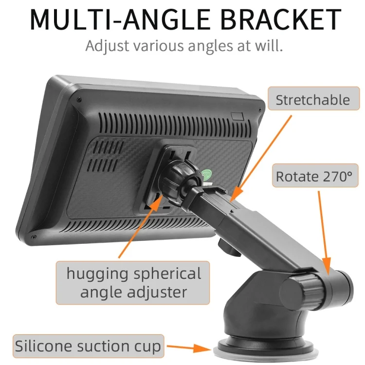 EDA0043855_2.webp B5300A 7 inch Wireless CarPlay Car Bluetooth MP5 Player, Support Mobile Phone Interconnection - Image 3