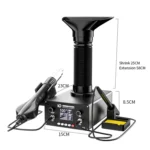 D301 Multifunctional Intelligent Smoking Constant Temperature Soldering Disassembly Rework Station - Image 2
