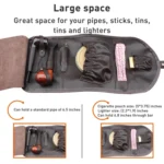 FIREDOG CL08 Leather Pipe Tobacco Storage Bag - Image 3