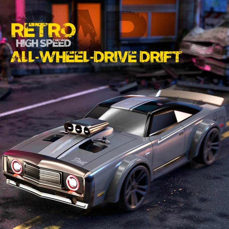 EDA004428601_B2.webp JJR/C Q142 Full Scale Electric Four-wheel Drive Muscle High Speed Drift RC Car - Image 4