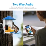 ESCAM PT389 IP66 Waterproof 2MP PIR Motion Detection Two-way Audio Night Vision WiFi Camera with AI Bird Recognition Bird Watching House - Image 7