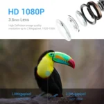 ESCAM PT389 IP66 Waterproof 2MP PIR Motion Detection Two-way Audio Night Vision WiFi Camera with AI Bird Recognition Bird Watching House - Image 9