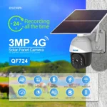 ESCAM QF724 3MP 24h Recording Cloud Storage PT 4G PIR Alarm IP Camera with Solar Panel - Image 4