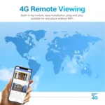 ESCAM QF724 3MP 24h Recording Cloud Storage PT 4G PIR Alarm IP Camera with Solar Panel - Image 8