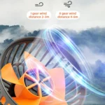 F4310 360-Degree Rotating Adjustable Car Three-Head Fan - Image 8