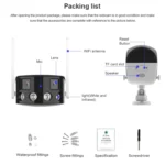 Q38 WIFI Humanoid Recognition AI Alarm 180 Degree Dual 2MP IP Camera - Image 3