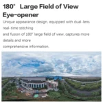 Q38 WIFI Humanoid Recognition AI Alarm 180 Degree Dual 2MP IP Camera - Image 4