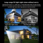 QX81 Humanoid Recognition AI Alarm WIFI Spherical Dual 2MP IP Camera - Image 6