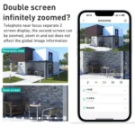QX82 400W Dual Screen Dual Channel Synchronous Monitoring IP Camera - Image 6