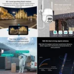 QX82 400W Dual Screen Dual Channel Synchronous Monitoring IP Camera - Image 9