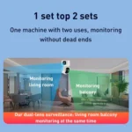 YT66 Dual 2MP Wireless Smart PTZ Camera - Image 4