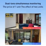 YT66 Dual 2MP Wireless Smart PTZ Camera - Image 5