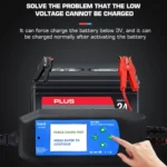 CAT-280 2 in 1 Car Battery Charger & Color Screen Battery Tester, EU Plug - Image 13