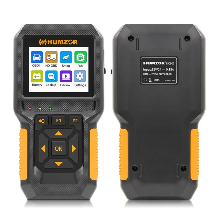 EDA0045309_1.webp HUMZOR NC601 12-24V Car and Truck OBD2 Scan Tool Diagnostic Tool - Image 2