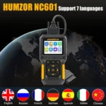 HUMZOR NC601 12-24V Car and Truck OBD2 Scan Tool Diagnostic Tool - Image 6