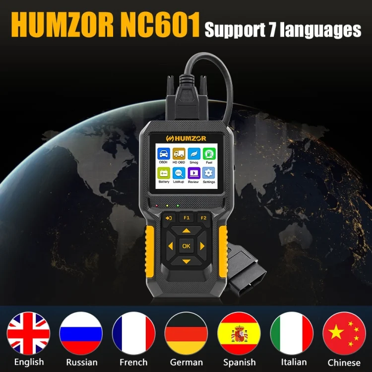 EDA0045309_5.webp HUMZOR NC601 12-24V Car and Truck OBD2 Scan Tool Diagnostic Tool - Image 6