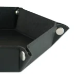 Hexagonal Desktop PU Storage Box Sundries Tray - Image 3
