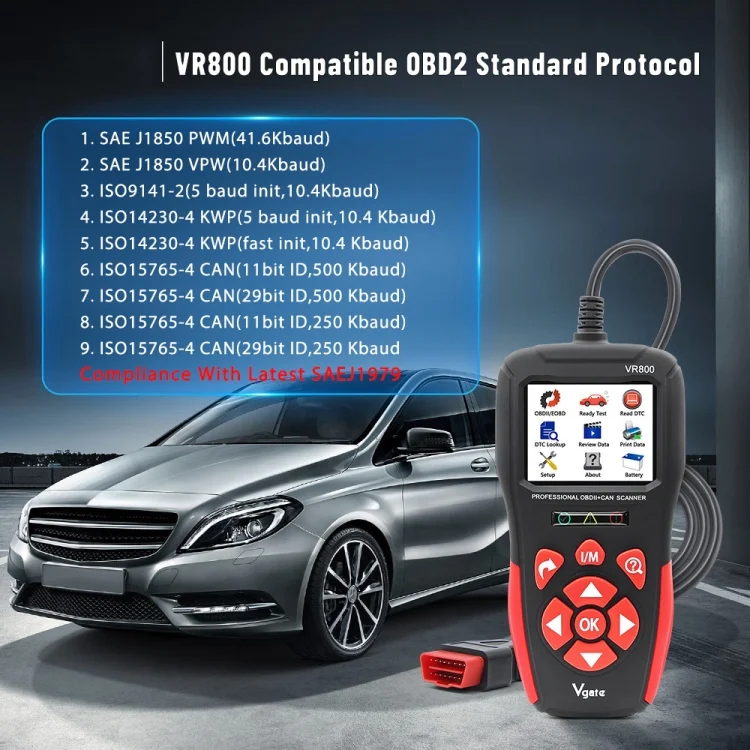 EDA0045413_4.webp Vgate VR800 Car Code Reader OBD2 Diagnostic Scanner - Image 5