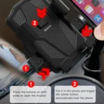 Yesido C94 Bicycle / Motorcycle Elastic Clip Phone Navigation Bracket - Image 3