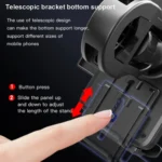 Yesido C94 Bicycle / Motorcycle Elastic Clip Phone Navigation Bracket - Image 4