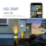 ESCAM PT210 2x3MP Dual Lens Dual Screen Monitor WiFi Camera Support Two-way Voice & Motion Detection & Cloud Storage - Image 4