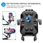 WUPP CS-1848A1 Motorcycle Shock Absorption Riding Phone Holder - Image 3