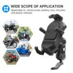 WUPP CS-1848A1 Motorcycle Shock Absorption Riding Phone Holder - Image 8