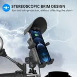 WUPP CS-1848B2 15W Motorcycle Wireless Fast Charging Phone Navigation Holder - Image 4