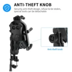 WUPP CS-1848B2 15W Motorcycle Wireless Fast Charging Phone Navigation Holder - Image 7