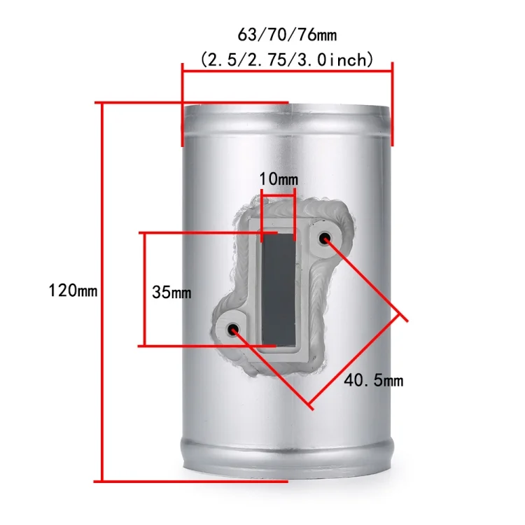 EDA00468501_2.webp XH-UN605 Car Modified Engine Air Flow Meter Flange Intake Sensor Base for Honda / Ford / Nissan - Image 3