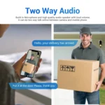 ESCAM QF615 3MP IP66 Waterproof WiFi IP Camera & Floodlight, Support Night Vision / PIR Motion Detection / Two-way Audio - Image 6