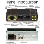 SWM D3400 Car Bluetooth MP3 Player Support Smart Voice Assistant / FM - Image 4