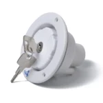 Locking Gravity Water Inlet Fill Dish Hatch Lock for RV Camper Trailer Cars - Image 2
