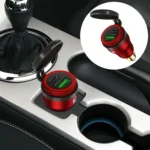 Motorcycle European-style Small-caliber Aluminum Alloy QC 3.0 + PD Fast Charge USB Charger