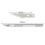 6 in 1 Aluminum Alloy DIY Carving Tool Handmade Pen Knife - Image 2