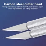 6 in 1 Aluminum Alloy DIY Carving Tool Handmade Pen Knife - Image 5