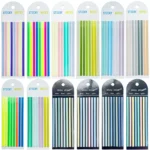 Transparent Strip Color Fluorescent Waterproof Sticky Note Long Strip Index Sticker - Image 2
