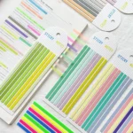 Transparent Strip Color Fluorescent Waterproof Sticky Note Long Strip Index Sticker - Image 9