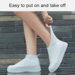 Silicone Non-slip Thickened Wear-resistant Waterproof Shoe Boots Cover - Image 5