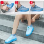 Silicone Non-slip Thickened Wear-resistant Waterproof Shoe Boots Cover - Image 9